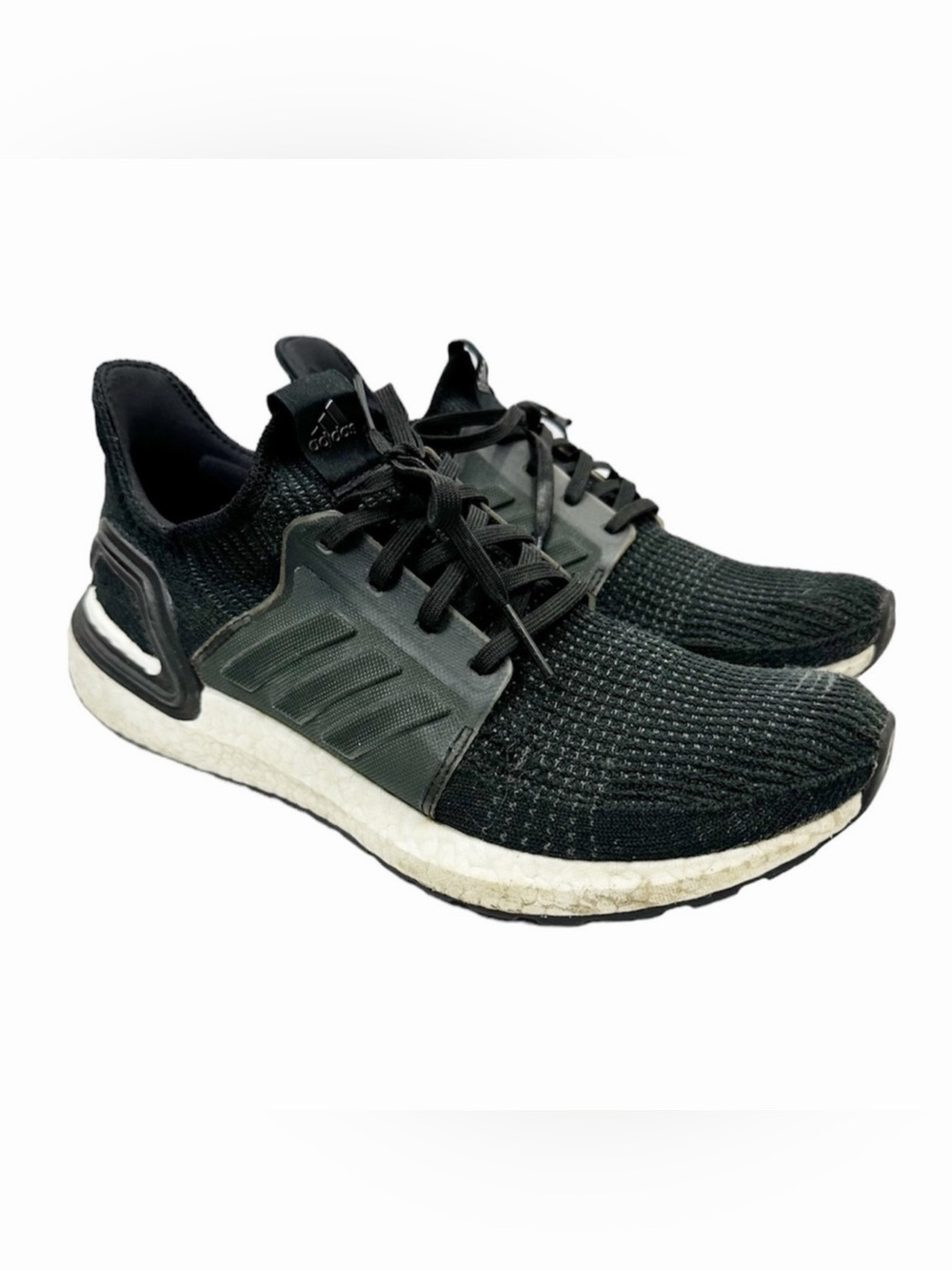 Adidas G54014 Women’s Ultra Boost 19 Running Shoes Black White Lace Up